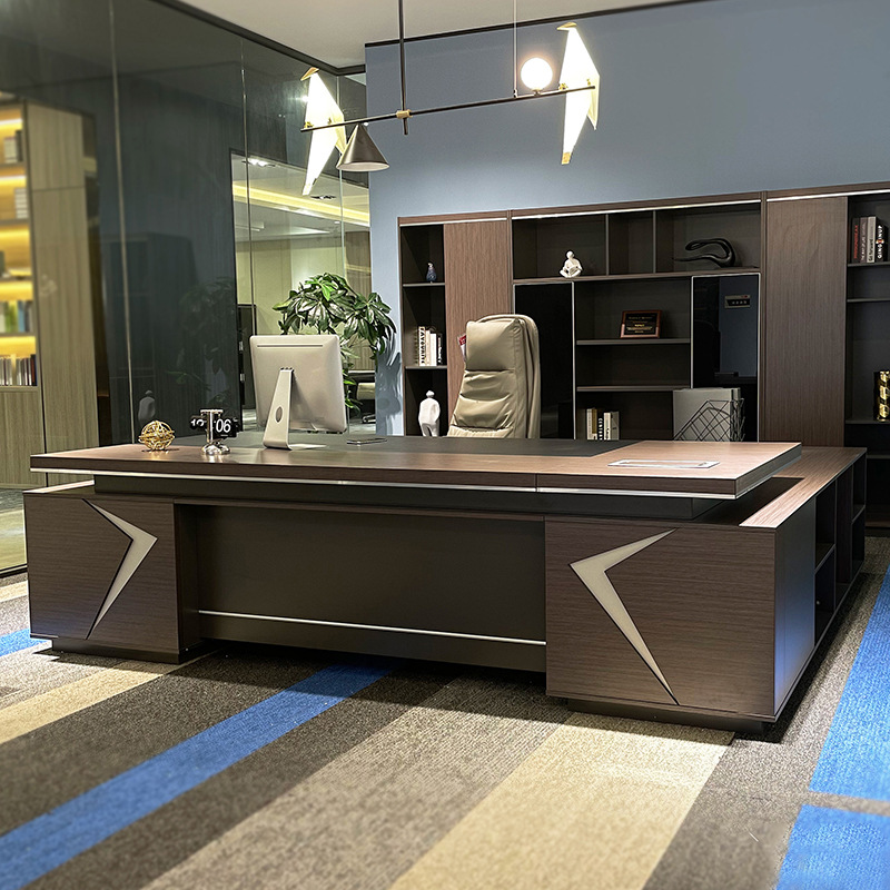 Modell. 007 Office Single Executive Desk, Boss/President Kontorsmöbler, chef/Supervisor Desk, Computer Desk – Bästsäljare